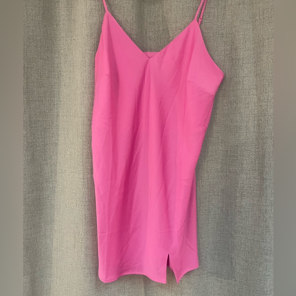 A New Day size 1X pink shirt dress